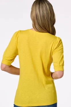 Puff Sleeve Henley