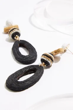 Raffia Tiered Earrings
