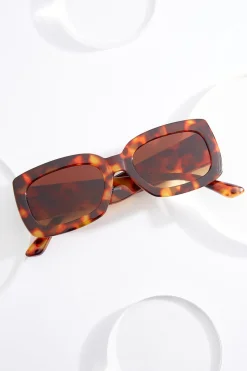 Rectangle Tortoise Sunglasses