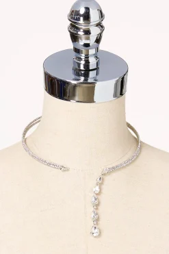Rhinestone Choker Necklace