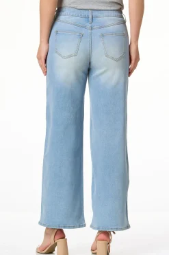 Rhinestone Wide Leg Jeans