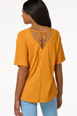 Ribbed Ring Back Top