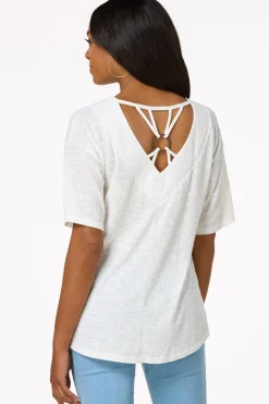 Ribbed Ring Back Top