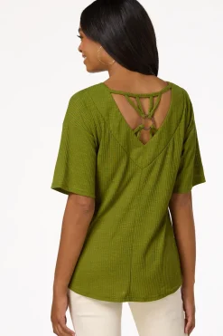 Ribbed Ring Back Top