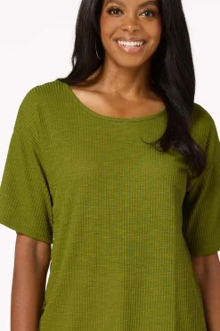 Ribbed Ring Back Top