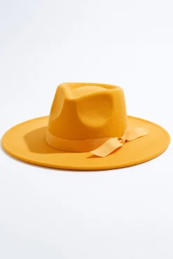 Ribbon Band Felt Panama Hat