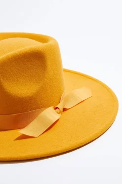 Ribbon Band Felt Panama Hat