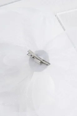 Rosette Feather Pearl Fascinator