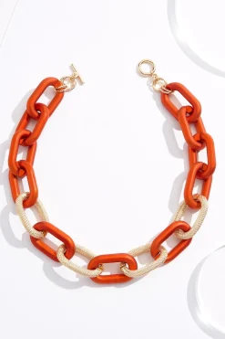 Rubber Link Necklace