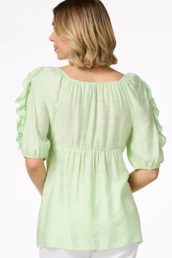 Ruffled Babydoll Top