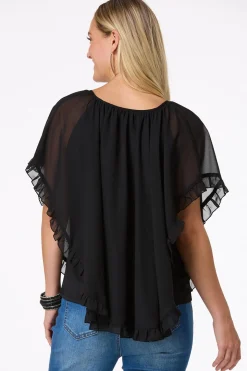 Ruffled Capelet