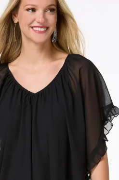 Ruffled Capelet