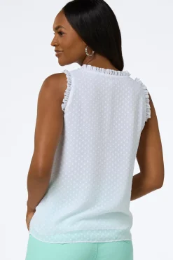Ruffled Clip Dot Tank