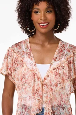 Ruffled Lace Kimono