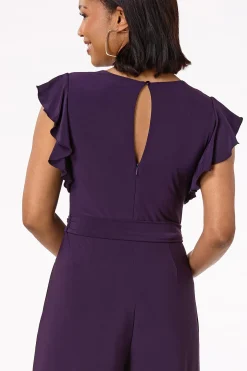Ruffled Sleeve Jumpsuit