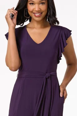 Ruffled Sleeve Jumpsuit