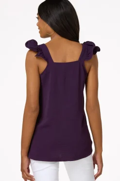 Ruffled Sleeve Tank