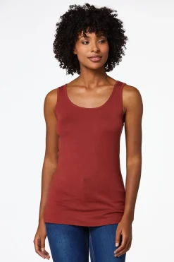 Russet Brown Knit Tank