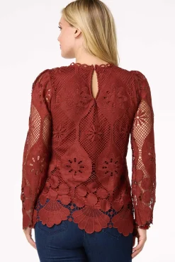 Scalloped Crochet Top