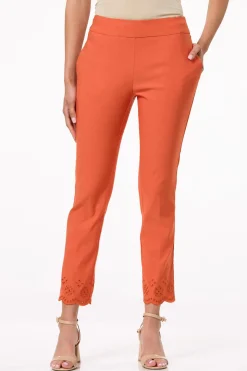 Scalloped Hem Pants