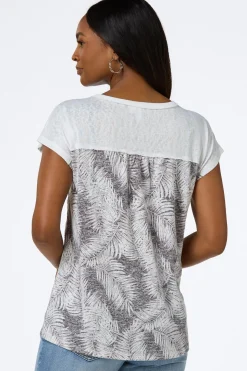 Seamed Palm Leaf Top