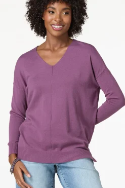 Seamed Sweater