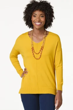 Seamed Sweater