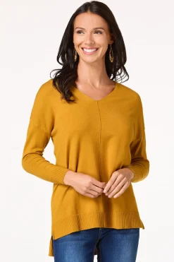 Seamed Sweater