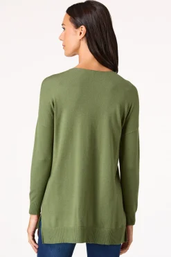 Seamed Sweater