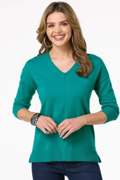 Seamed Sweater