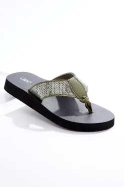 Sequin Band Flip Flops