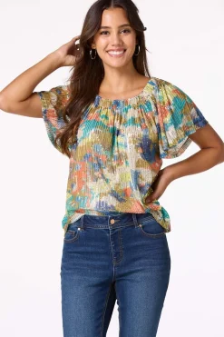 Sequin Color Splash Top