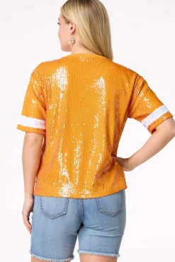 Sequin Game Day Top