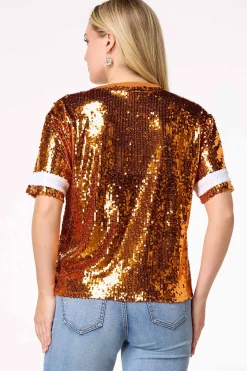 Sequin Game Day Top