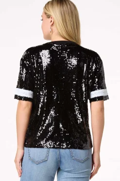 Sequin Game Day Top