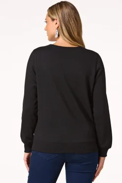 Sequin Halloween Sweatshirt