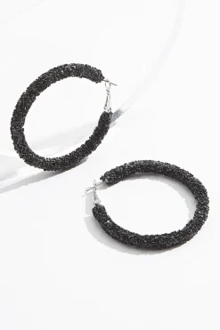 Sequin Hoop Earrings
