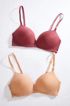 Shadow Stripe Wire- Free Bra Set