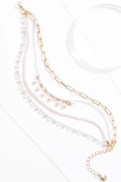 Shaky Pearl Beaded Anklet