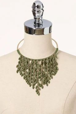 Shaky Tassel Necklace Set