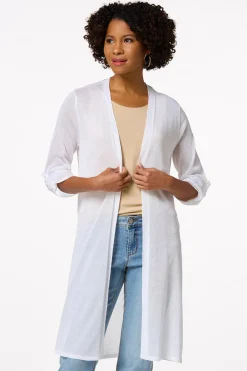 Sheer Cardigan Duster