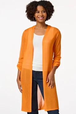 Sheer Cardigan Duster