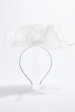 Shimmer Organza Rosette Fascinator
