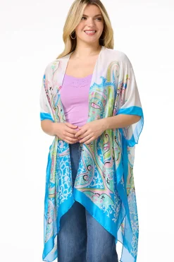 Silky Paisley Kimono