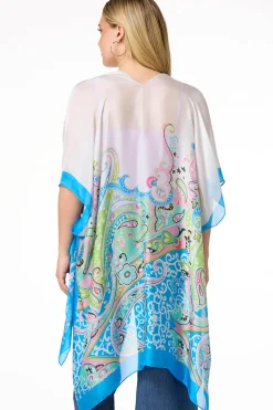 Silky Paisley Kimono