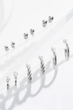 Silver Earring Set