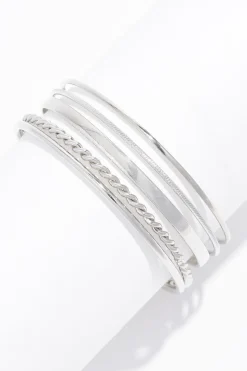 Single Twist Multi Bangle Bracelet Set