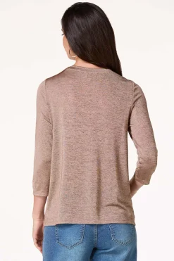 Sleek Stud Cross Top