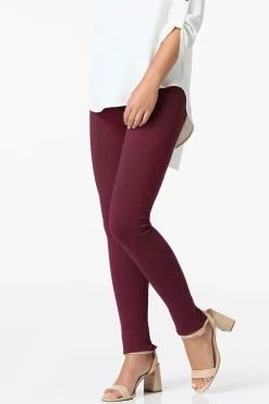 Slit Back Ponte Leggings
