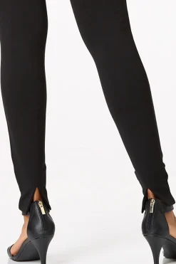 Slit Back Ponte Leggings